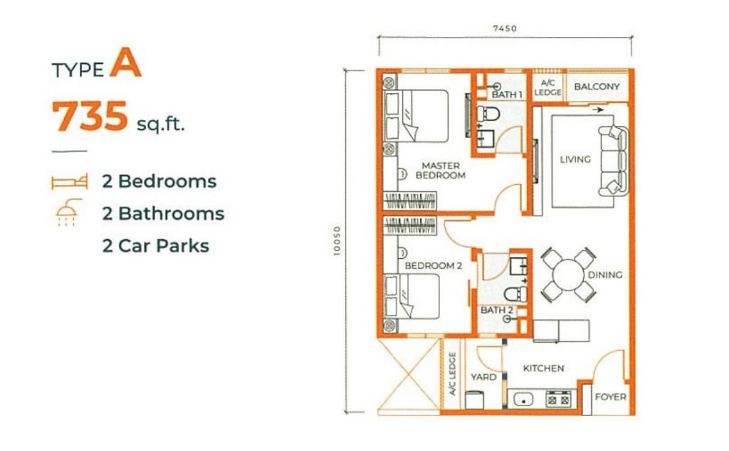 Type A – Floor Plan – New Property For Sale